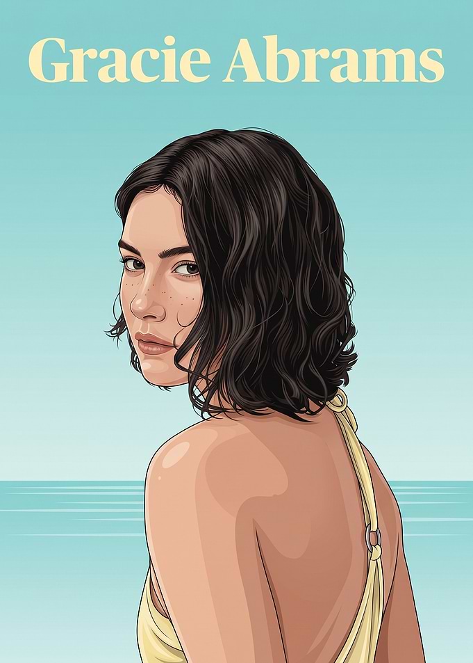 Gracie Abrams Portrait Illustration