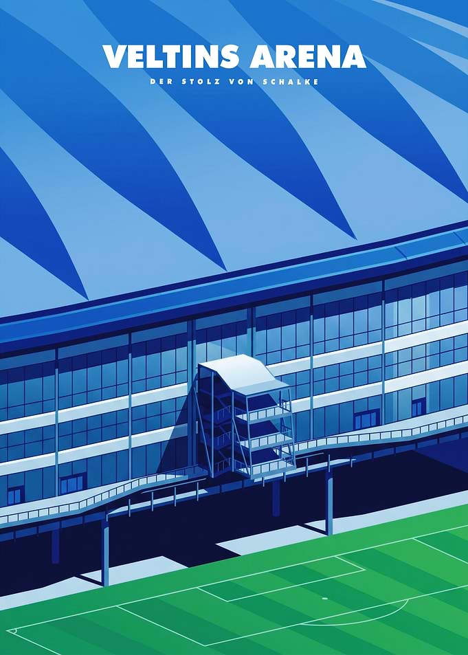 Veltins Arena Schalke Poster