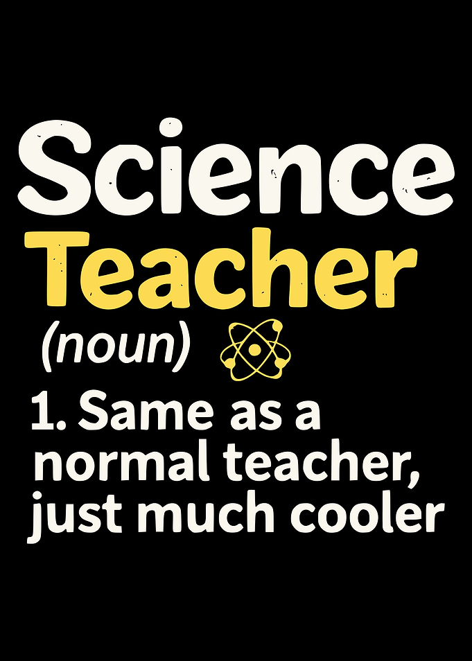 Science Teacher Definition T-Shirt Design