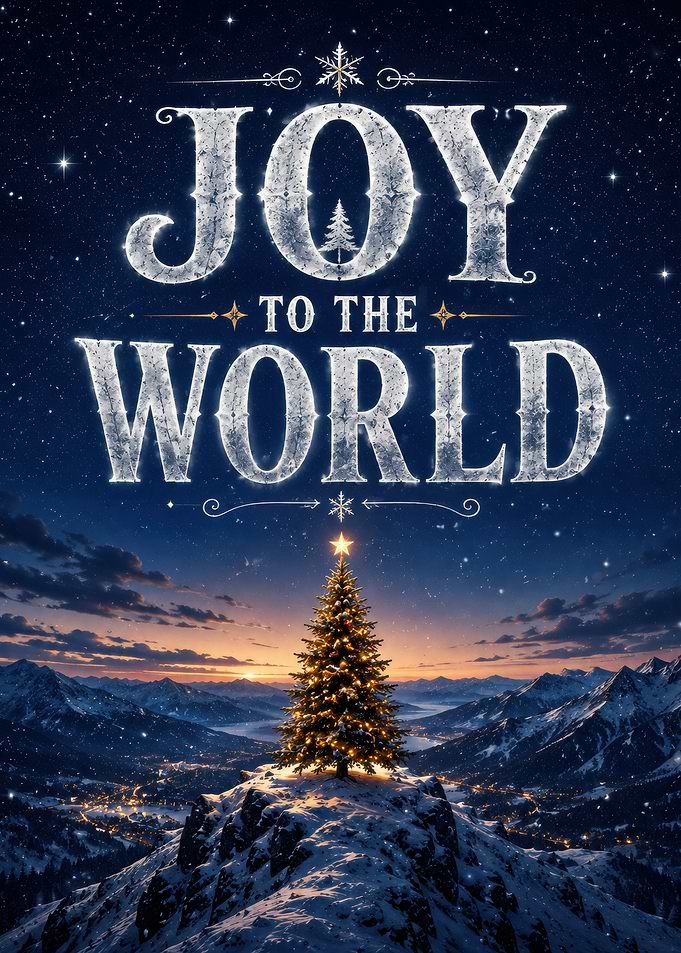 Joy to the World Christmas Tree