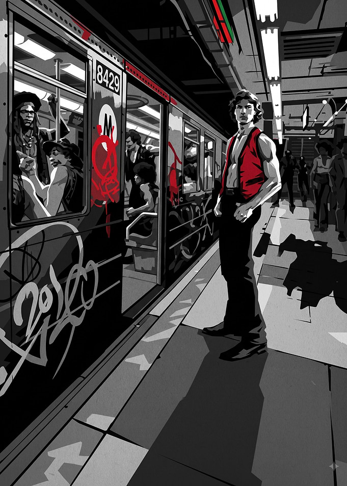 The Warriors Subway Station Scene