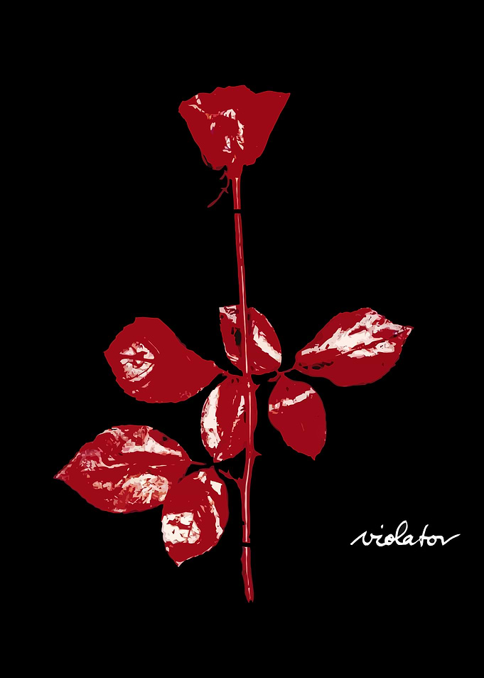 Depeche Mode Violator Rose Album Art