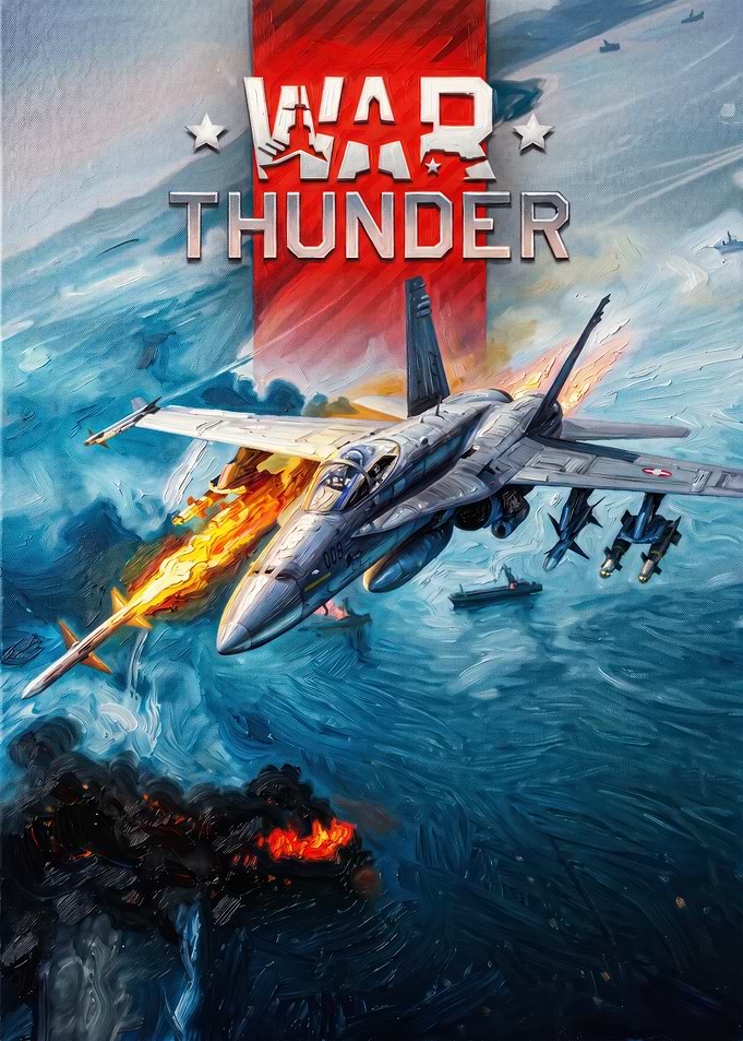 War Thunder F/A-18 Hornet Combat Art