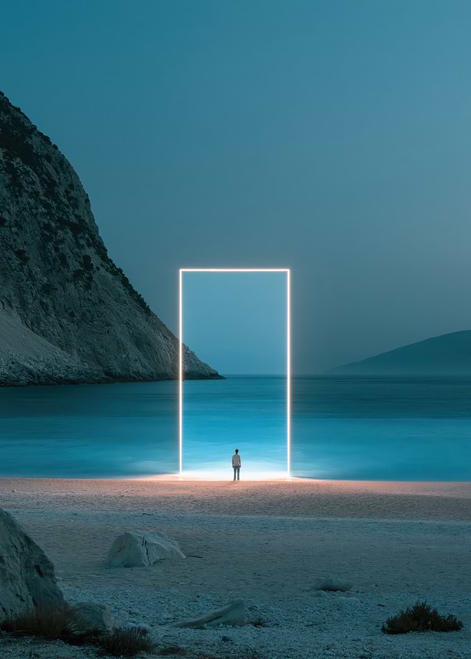 Portal at Myrtos Beach