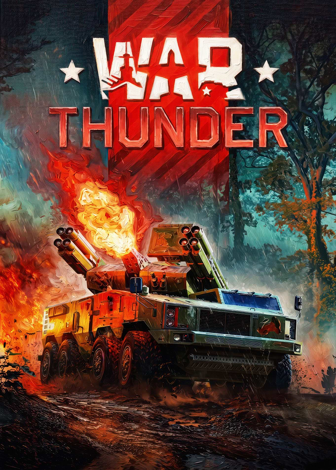 War Thunder Military Vehicle Poster