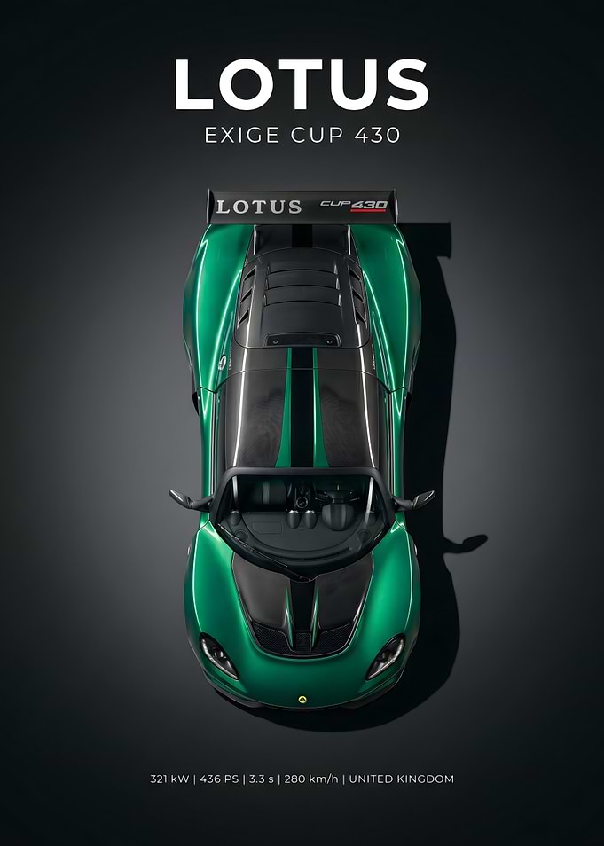 Lotus Exige Cup 430 Top View