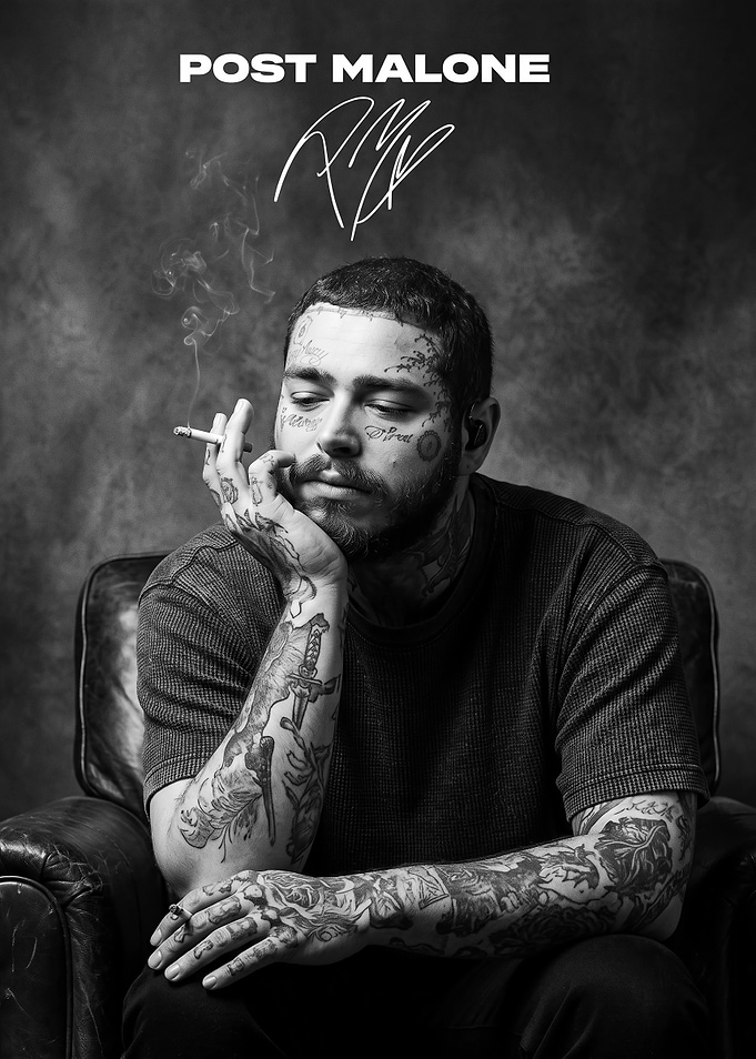 Post Malone Portrait Poster