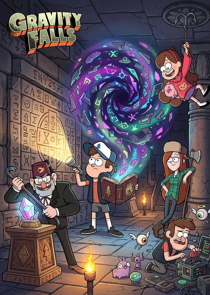 Gravity Falls Characters and Portal