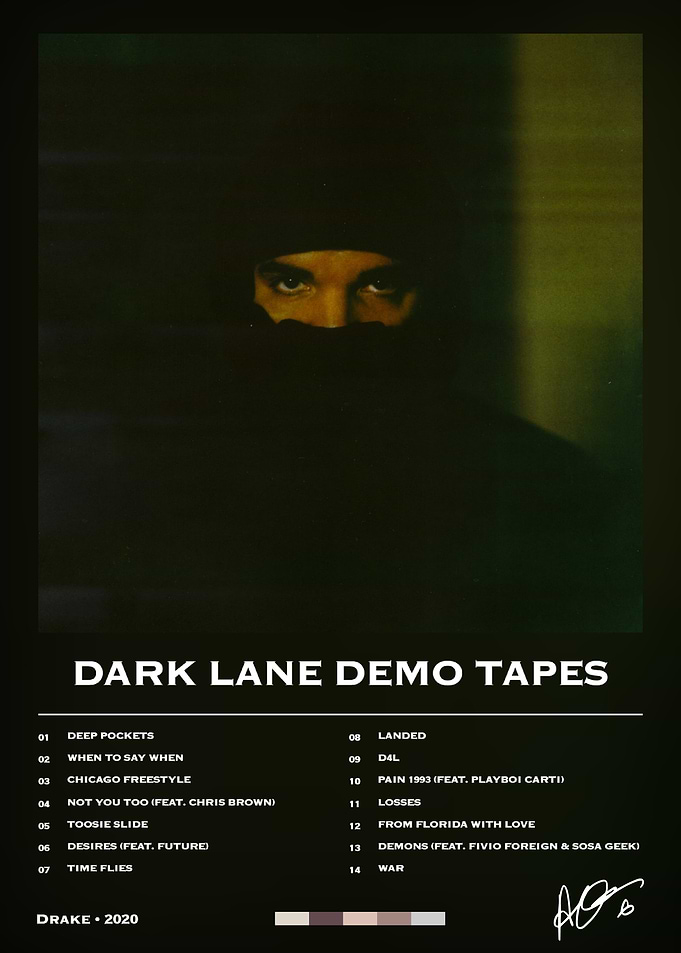 Drake Dark Lane Demo Tapes Poster