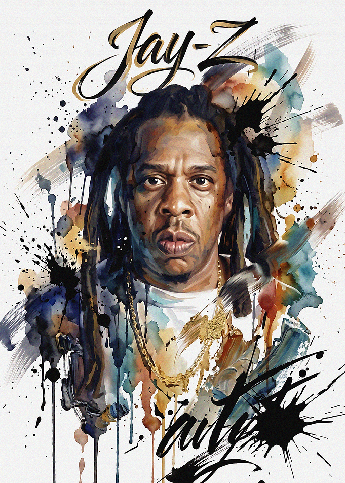 Jay-Z Portrait Art