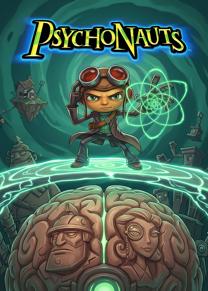 Psychonauts Razputin Aquato Game Poster