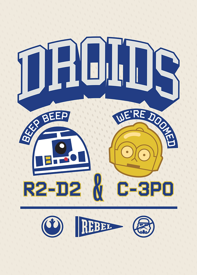 Star Wars Droids Collegiate Design