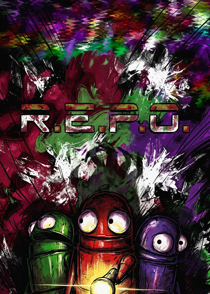 R.E.P.O. Robot Trio Poster