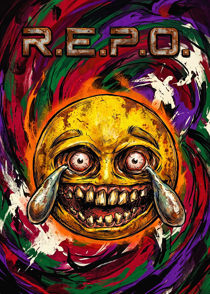 R.E.P.O. Distorted Emoji Art