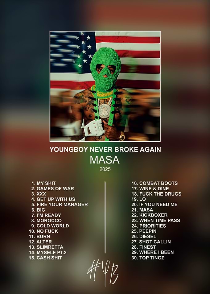YoungBoy Never Broke Again MASA Album Cover