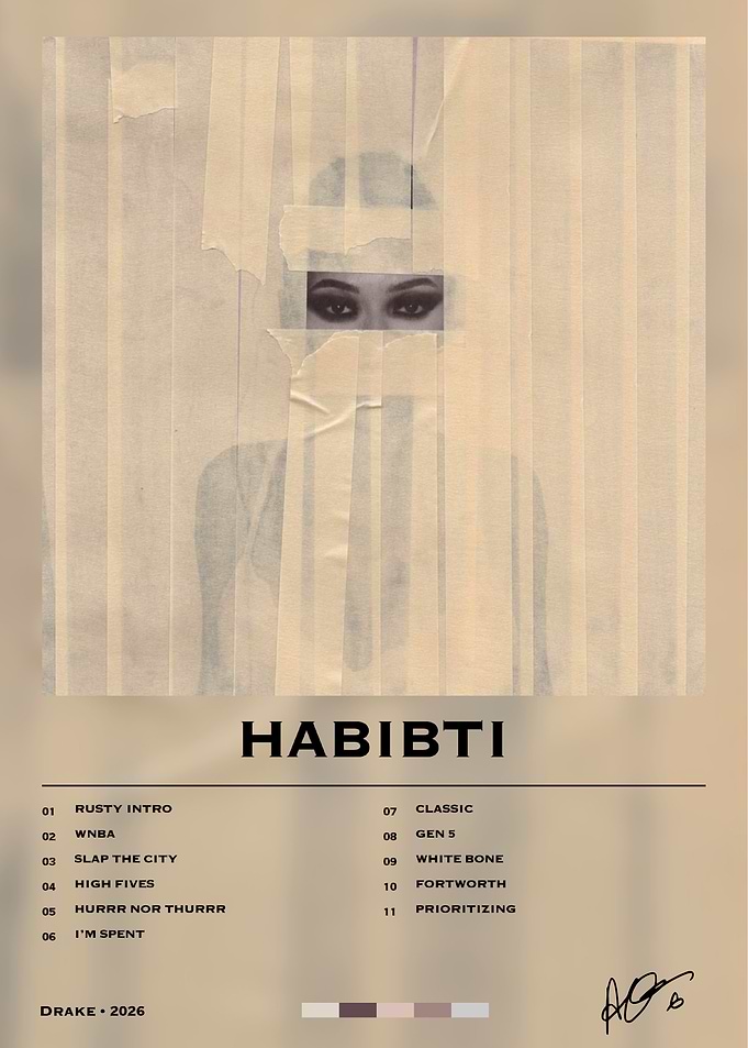 Drake Habibti Album Cover Art