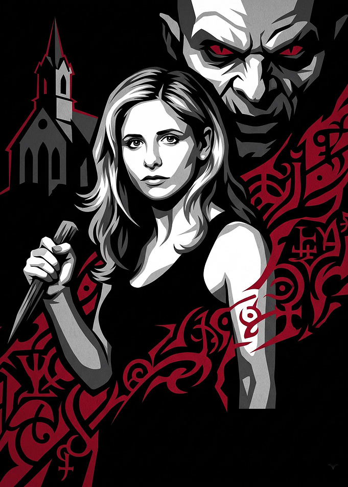 Buffy the Vampire Slayer Poster Art
