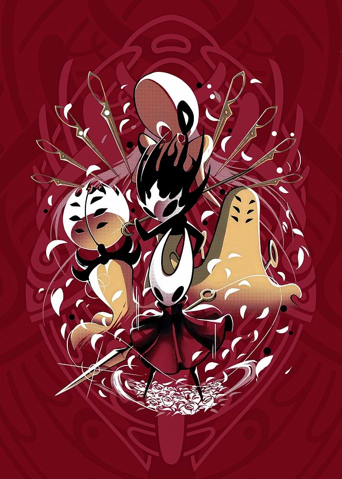 Hollow Knight Silksong Character Illustration