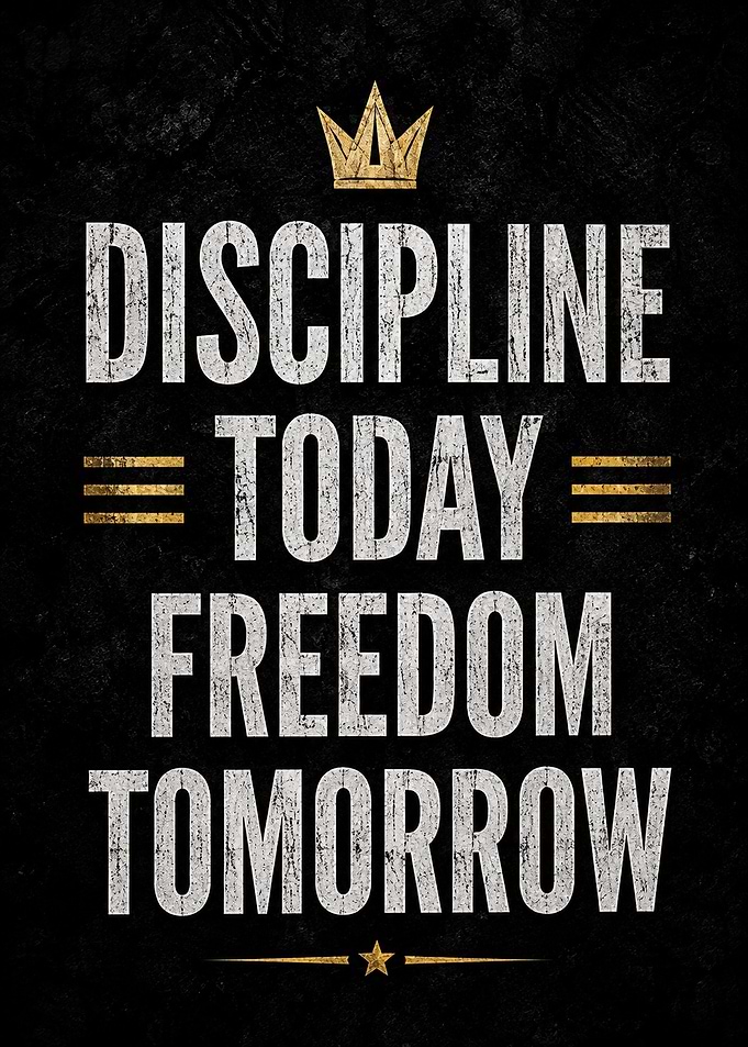 Discipline Today Freedom Tomorrow