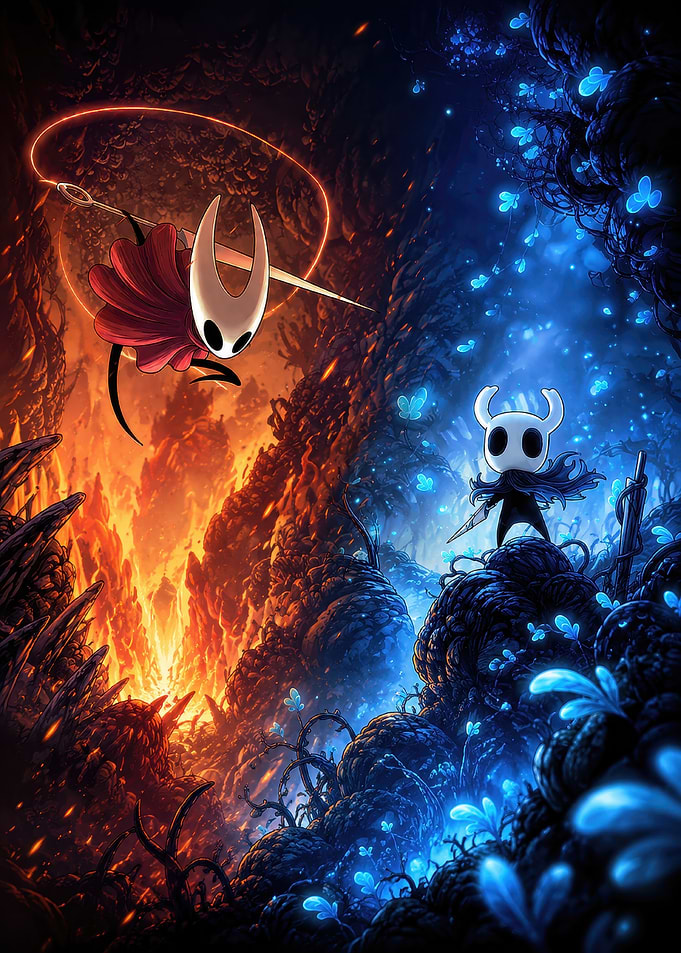 Hollow Knight and Hornet