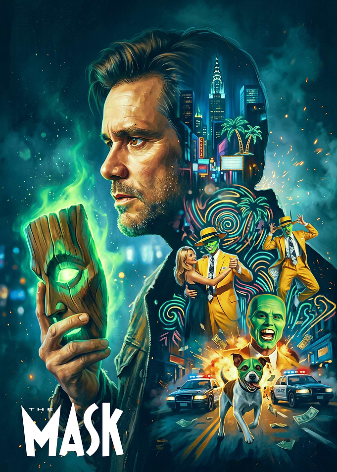 The Mask Movie Poster Art