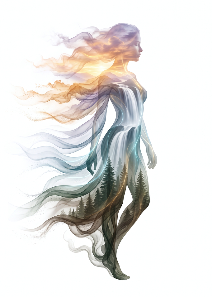 Ethereal Nature Spirit Double Exposure