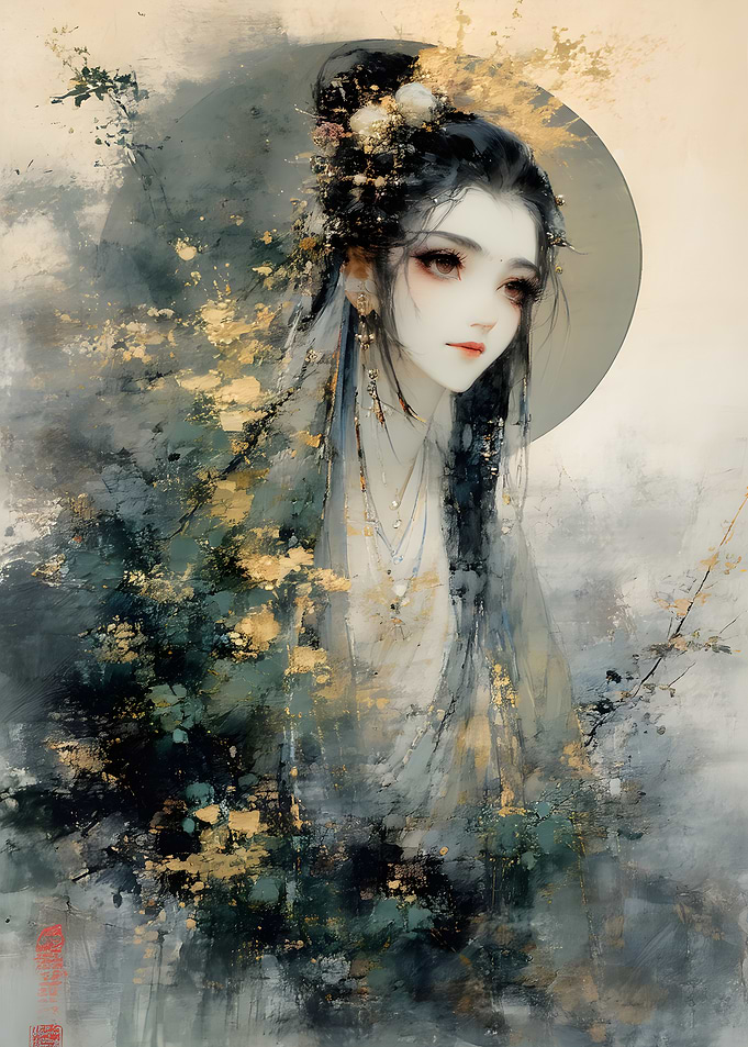 Ethereal Portrait of an Asian Beauty