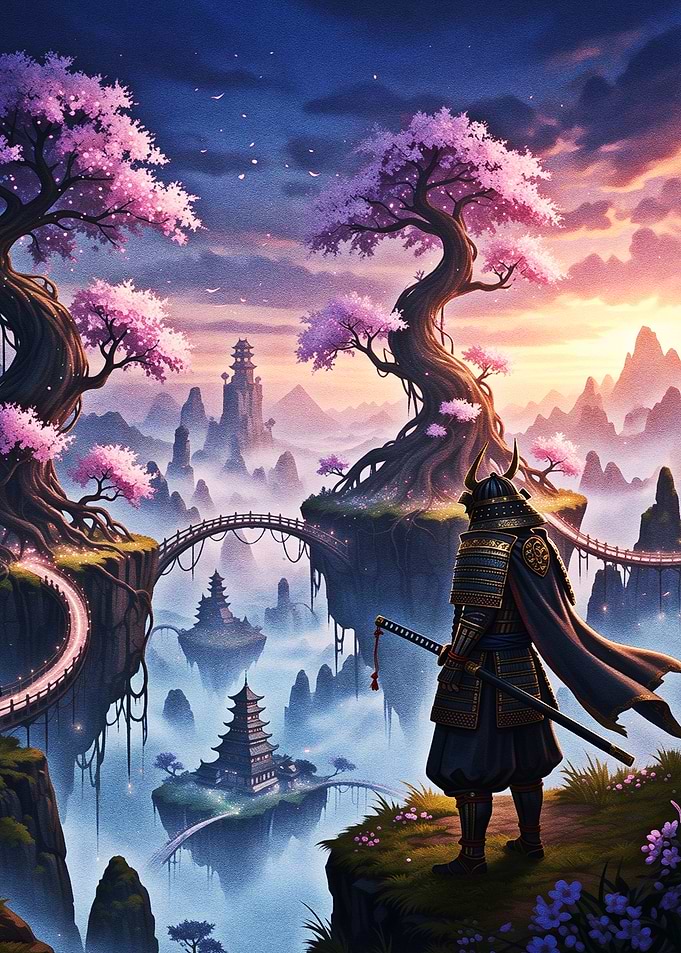 Samurai in the Enchanted Mountains