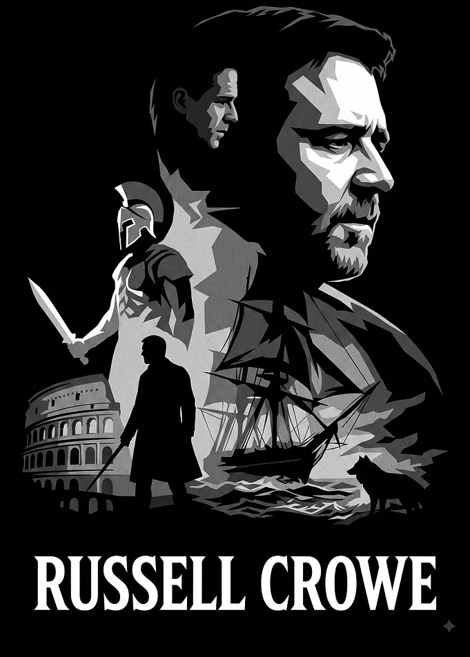 Russell Crowe Movie Tribute Poster