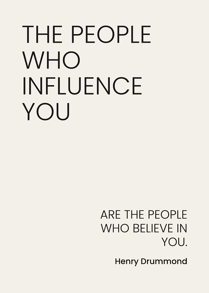 Inspirational Quote Typography Poster