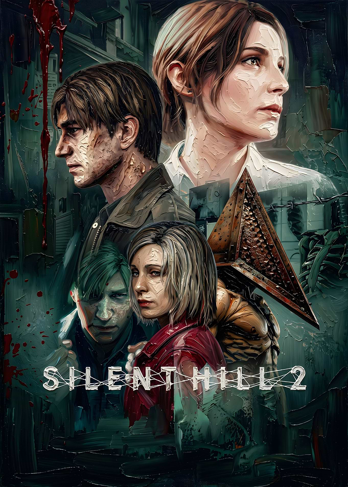Silent Hill 2 Horror Game Poster