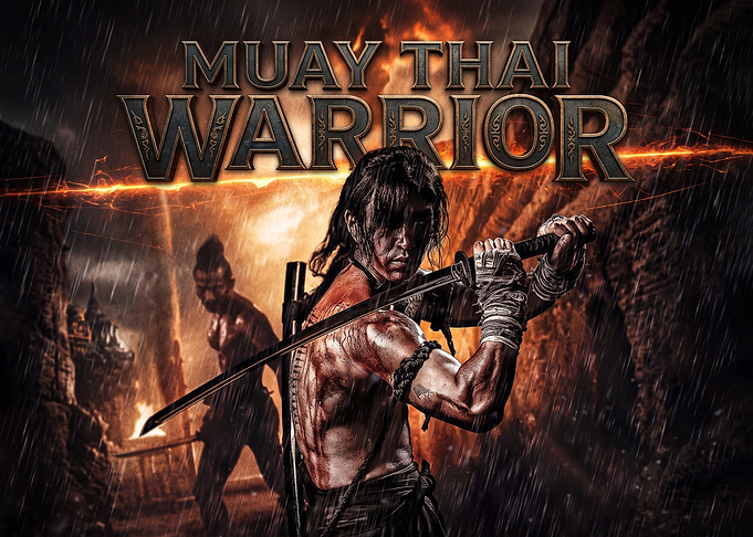 Muay Thai Warrior Action Poster