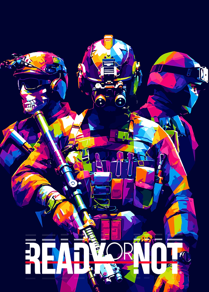 Ready or Not Pop Art Poster