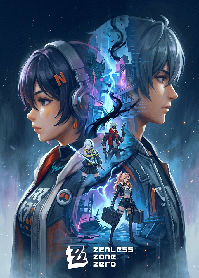 Zenless Zone Zero Game Poster