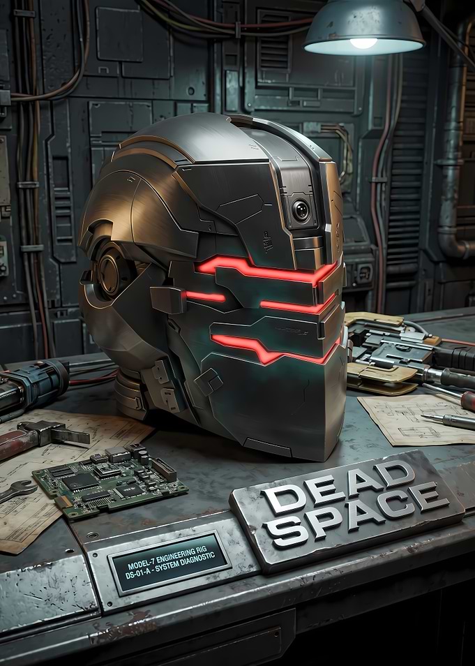 Dead Space Isaac Clarke Engineering Helmet