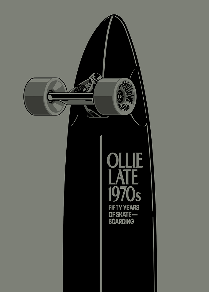 Vintage 1970s Skateboard Poster Art