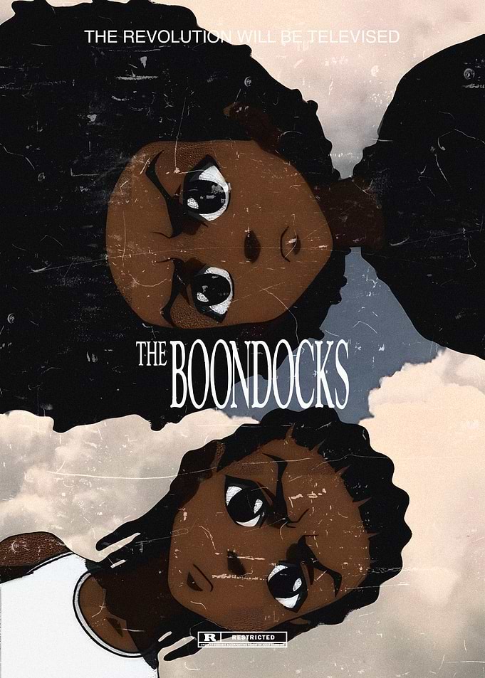 The Boondocks Huey and Riley Poster