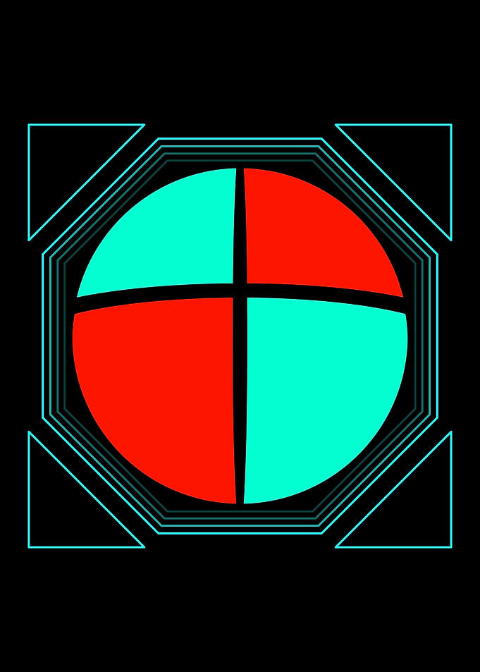 Geometric Abstract Circle Design