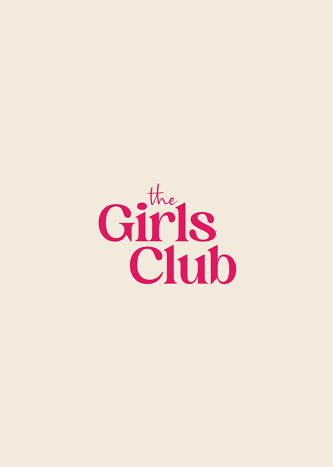 The Girls Club Minimalist Typography