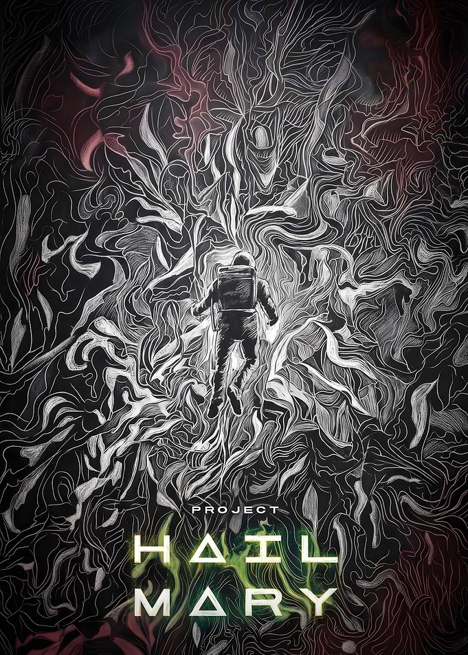 Project Hail Mary Book Cover Art