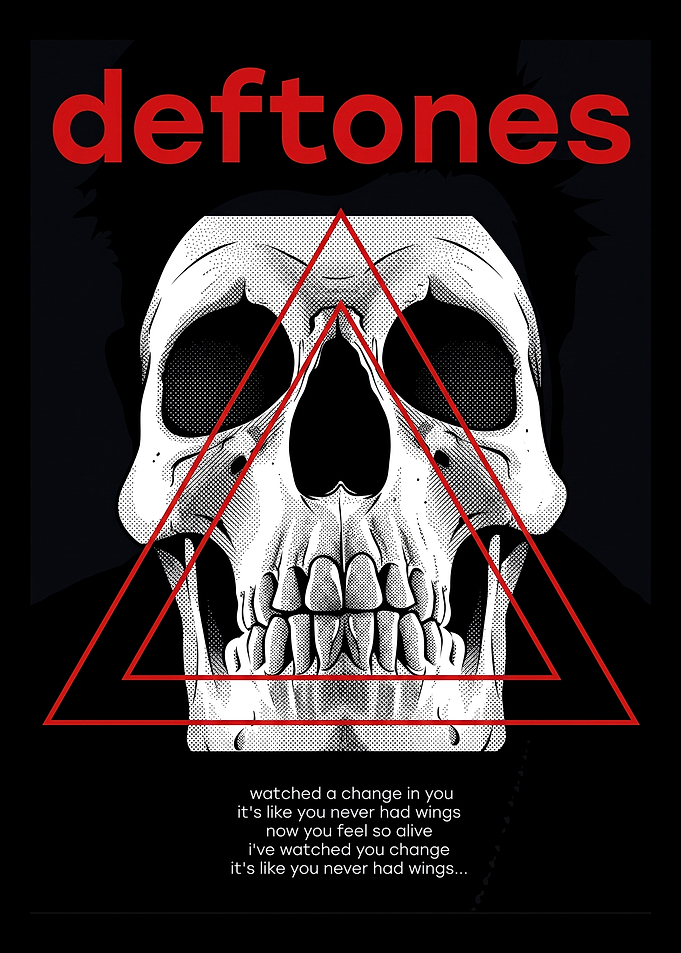Deftones Change Skull Portrait