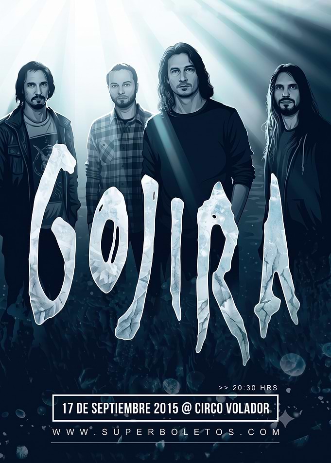 Gojira Concert Portrait