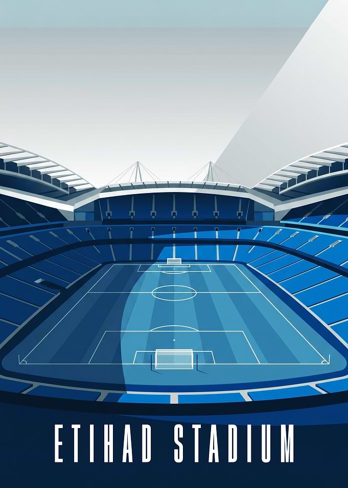 Etihad Stadium Minimalist Poster