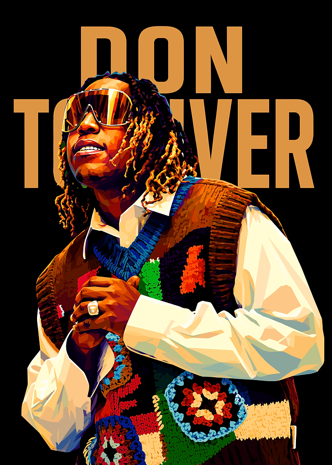 Don Toliver Pop Art Portrait
