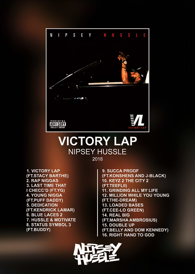 Nipsey Hussle Victory Lap Album Poster