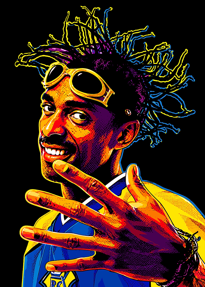Pop Art Portrait of Freddy Rincón