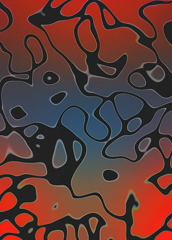 Abstract Fluid Gradient Pattern