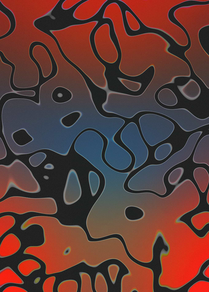 Abstract Fluid Gradient Pattern