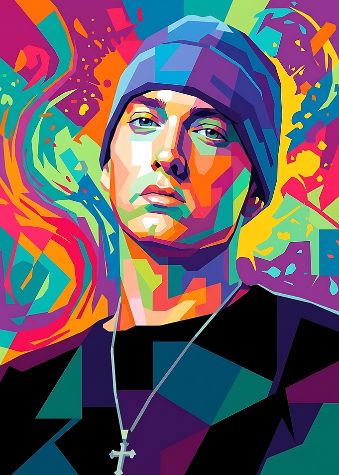 Eminem Pop Art Portrait