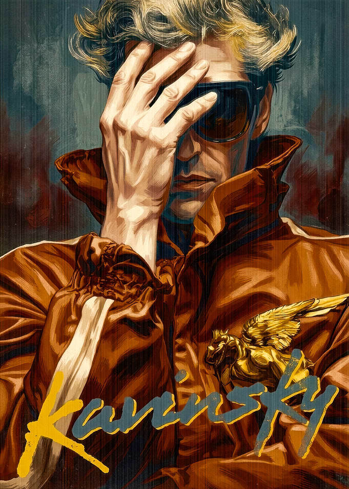 Kavinsky Retro Synthwave Portrait